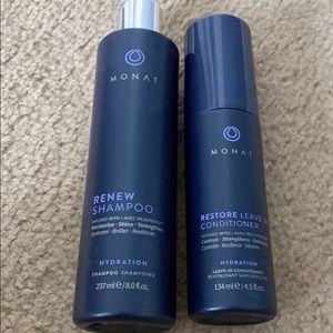 Monat Renew shampoo and restore conditioner
